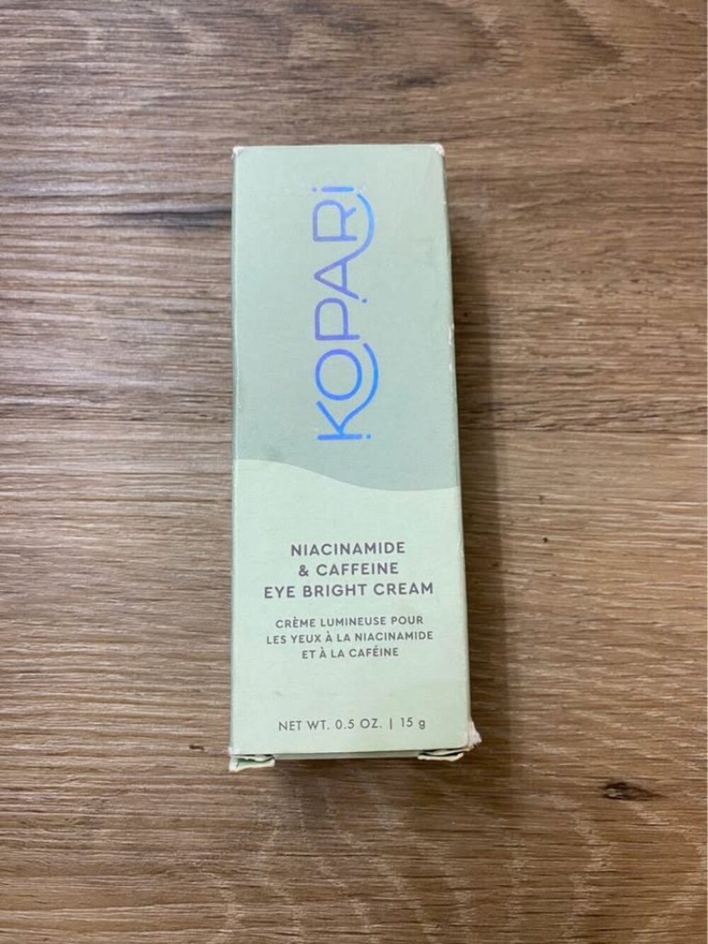 Kopari Niacinamide & Caffeine Eye Bright Cream 0.5 oz / 15g NIB